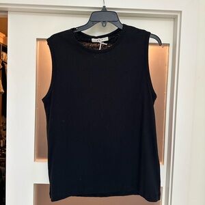 “6397” Sleeveless Black Top